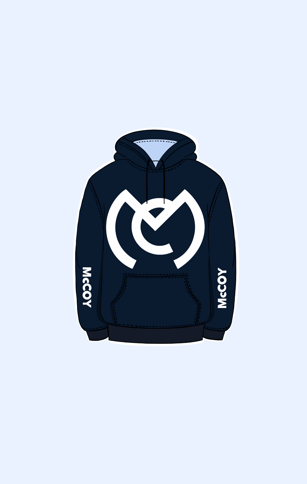 McCoy Sweatshirt Sticker