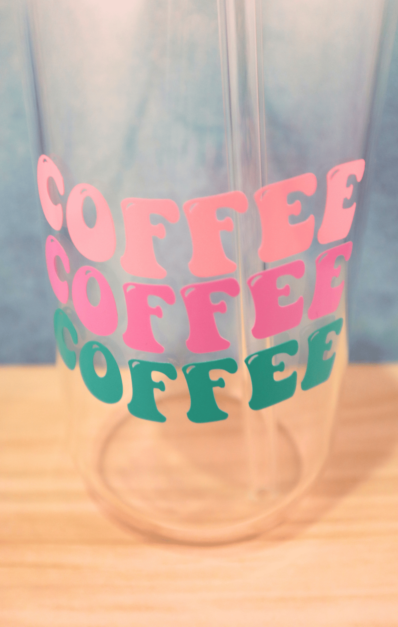 Glass Tumbler Coffee x 3