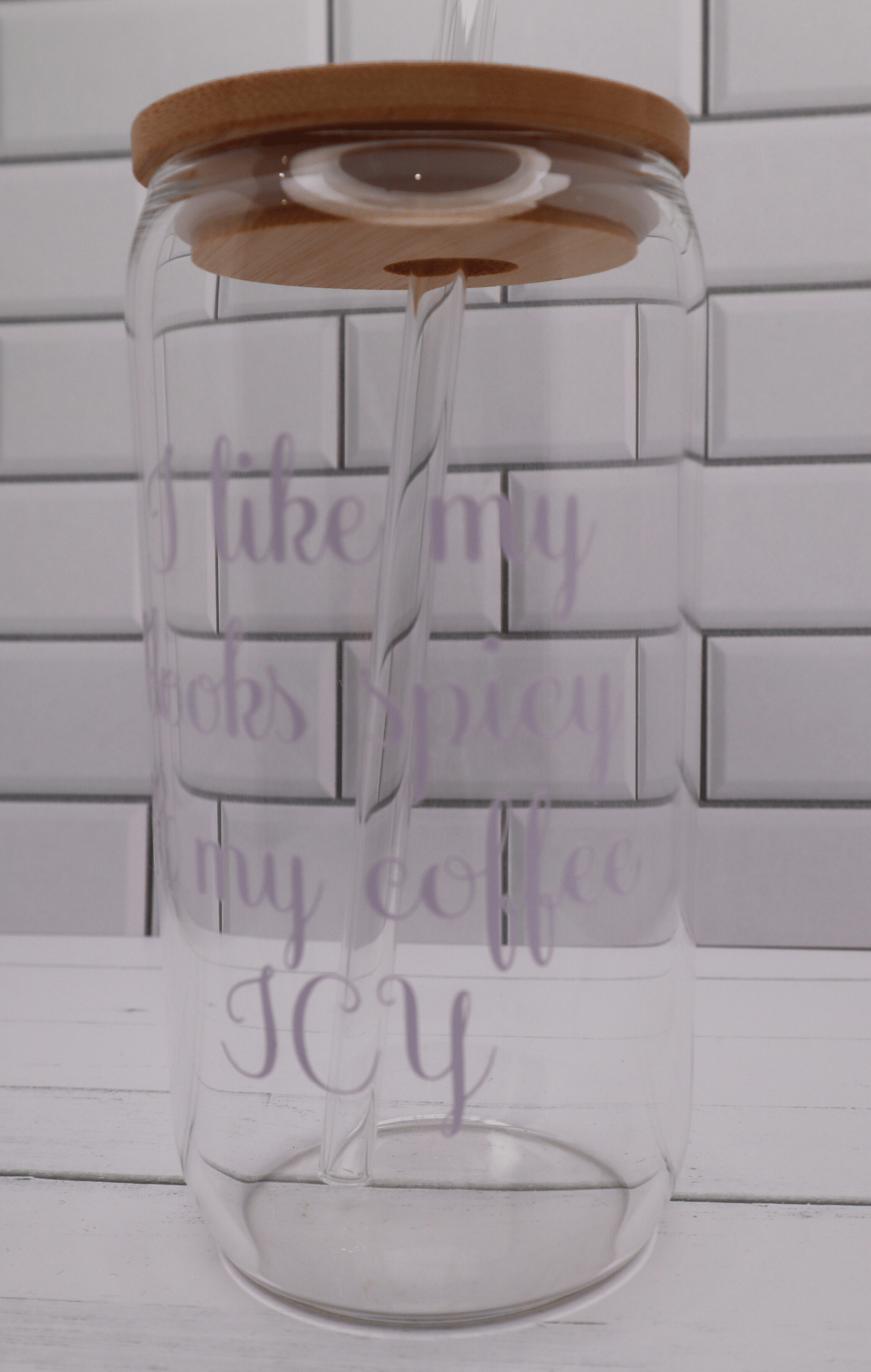 Glass Tumbler Spicy & Icy