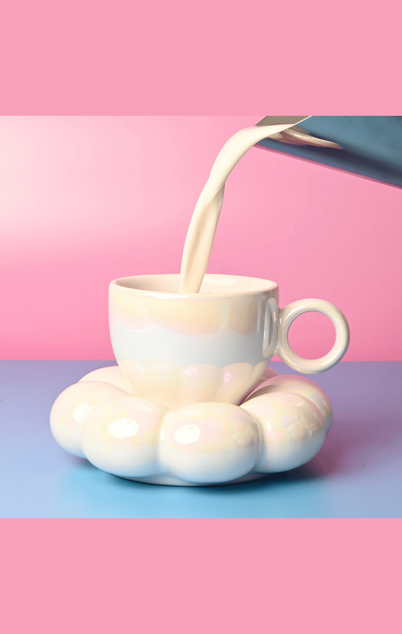 Lottie Mug & Saucer Set Pearl