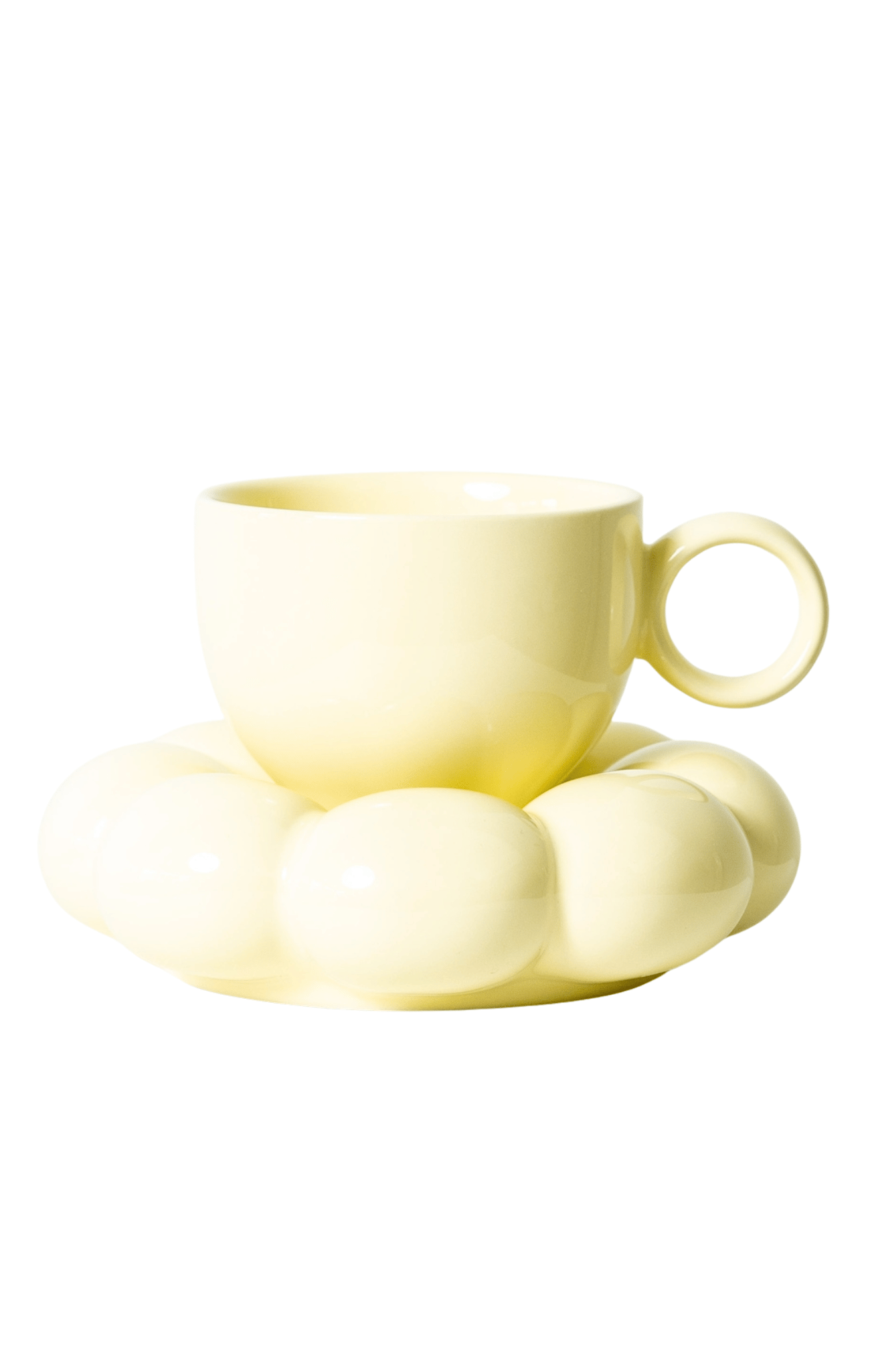 Lottie Mug & Saucer Set Yellow
