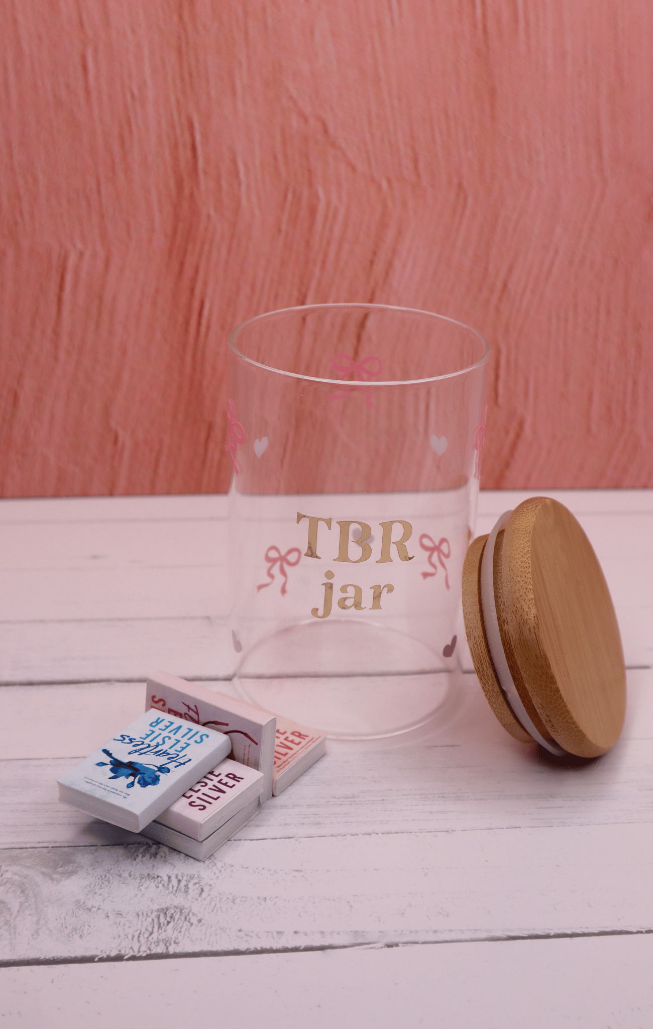 Mini Jar - Pink Bows