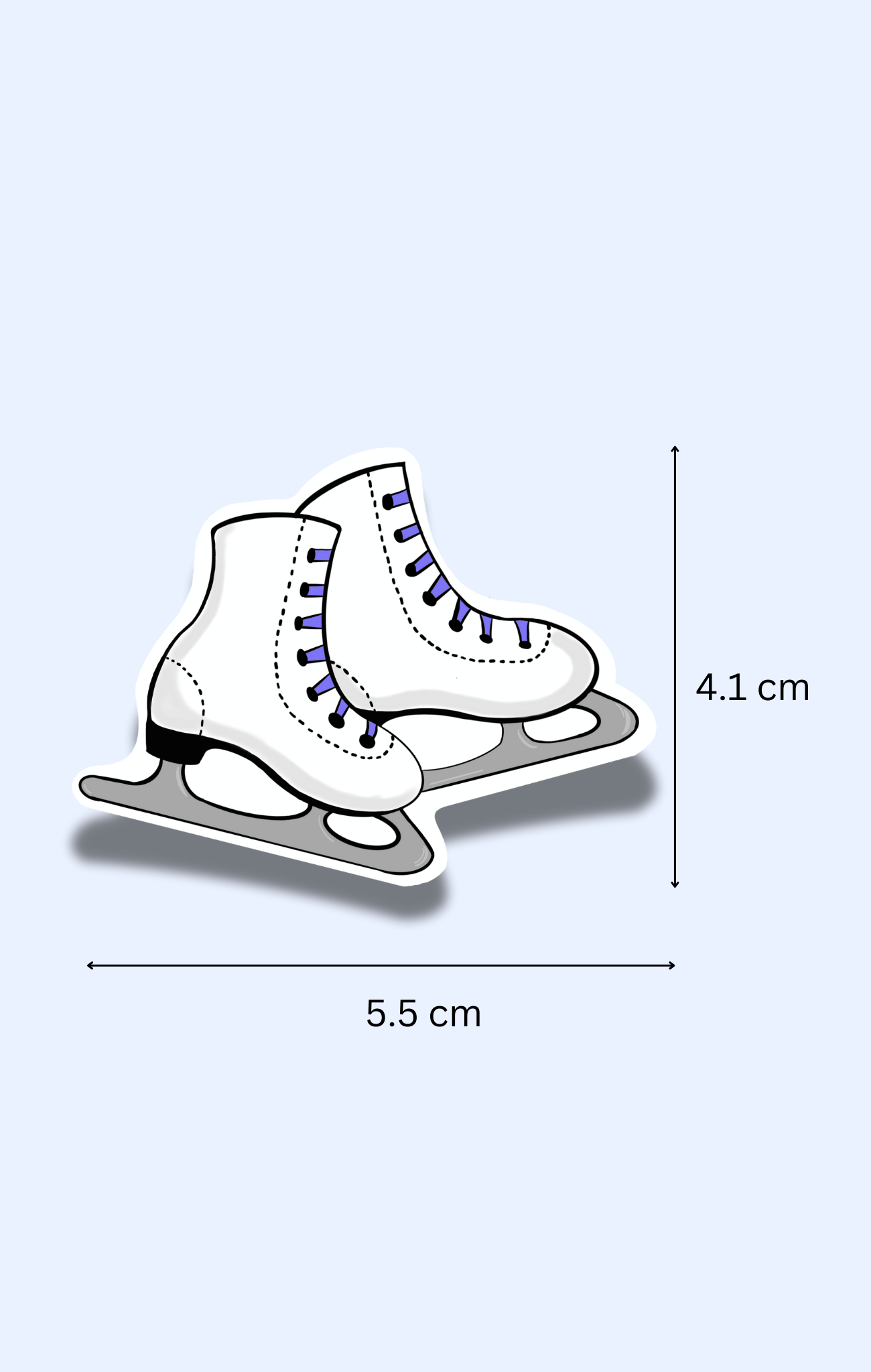 Ice Skates Sticker