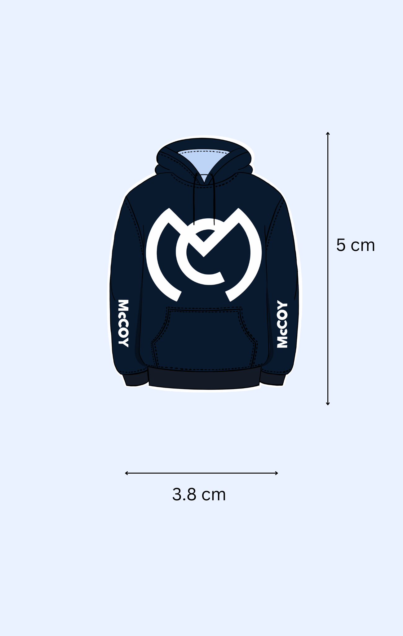 McCoy Sweatshirt Sticker