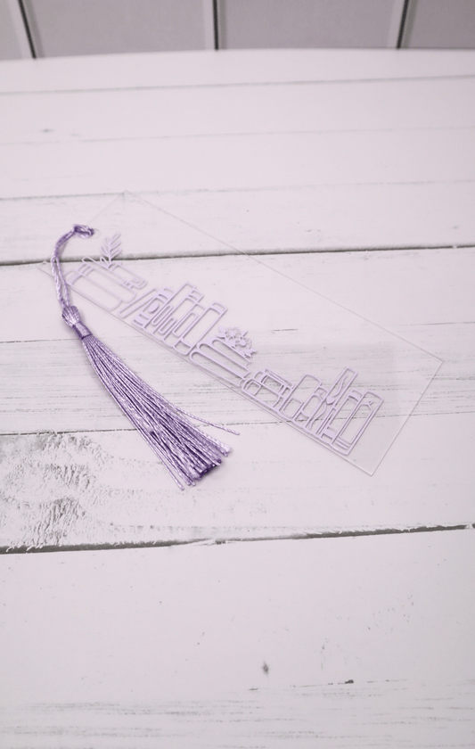 Books Acrylic Bookmark