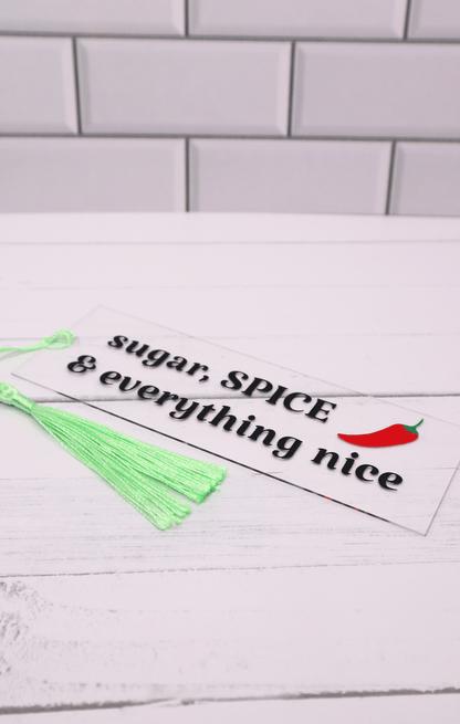 Sugar & Spice Acrylic Bookmark