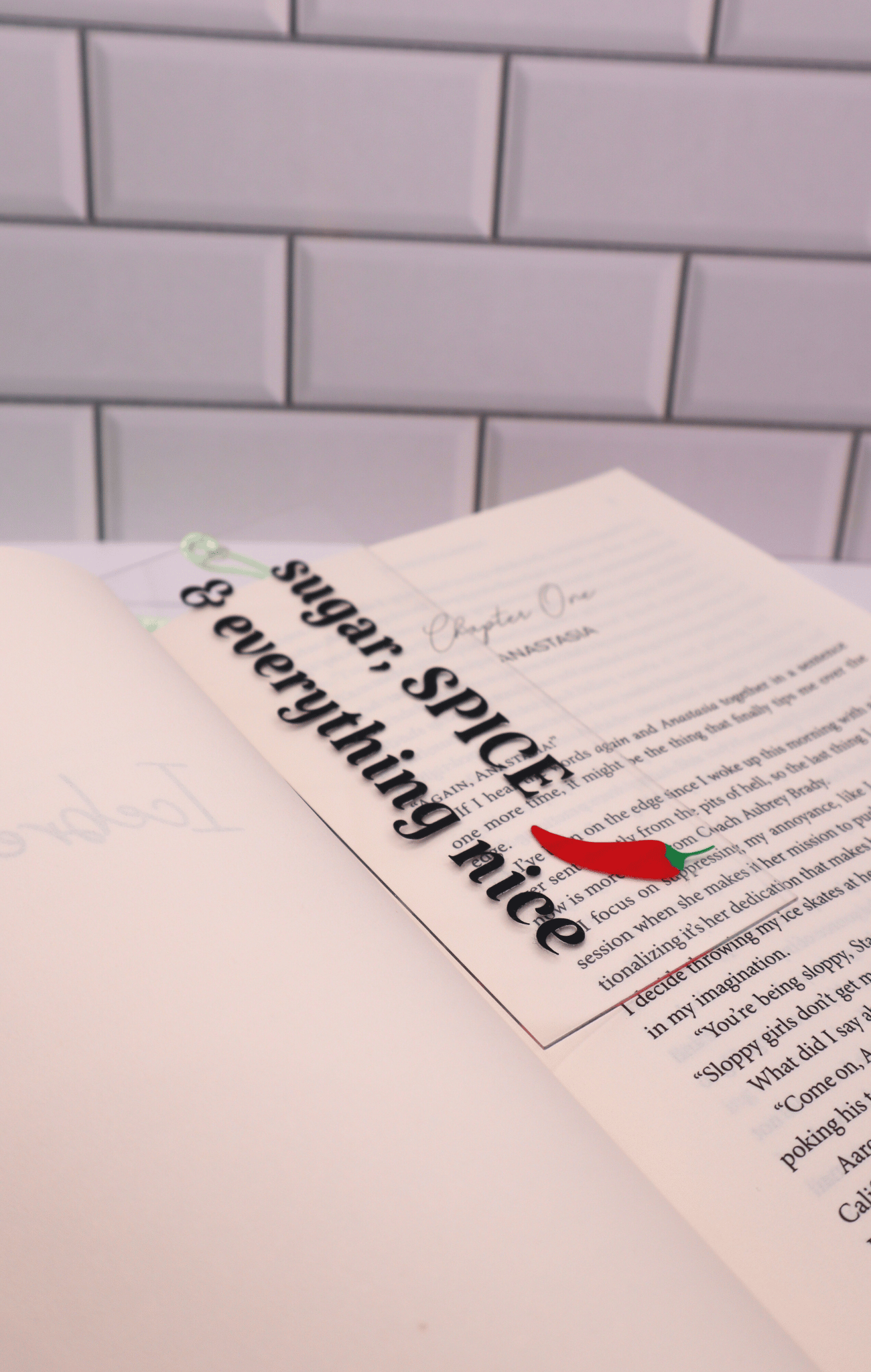 Sugar & Spice Acrylic Bookmark
