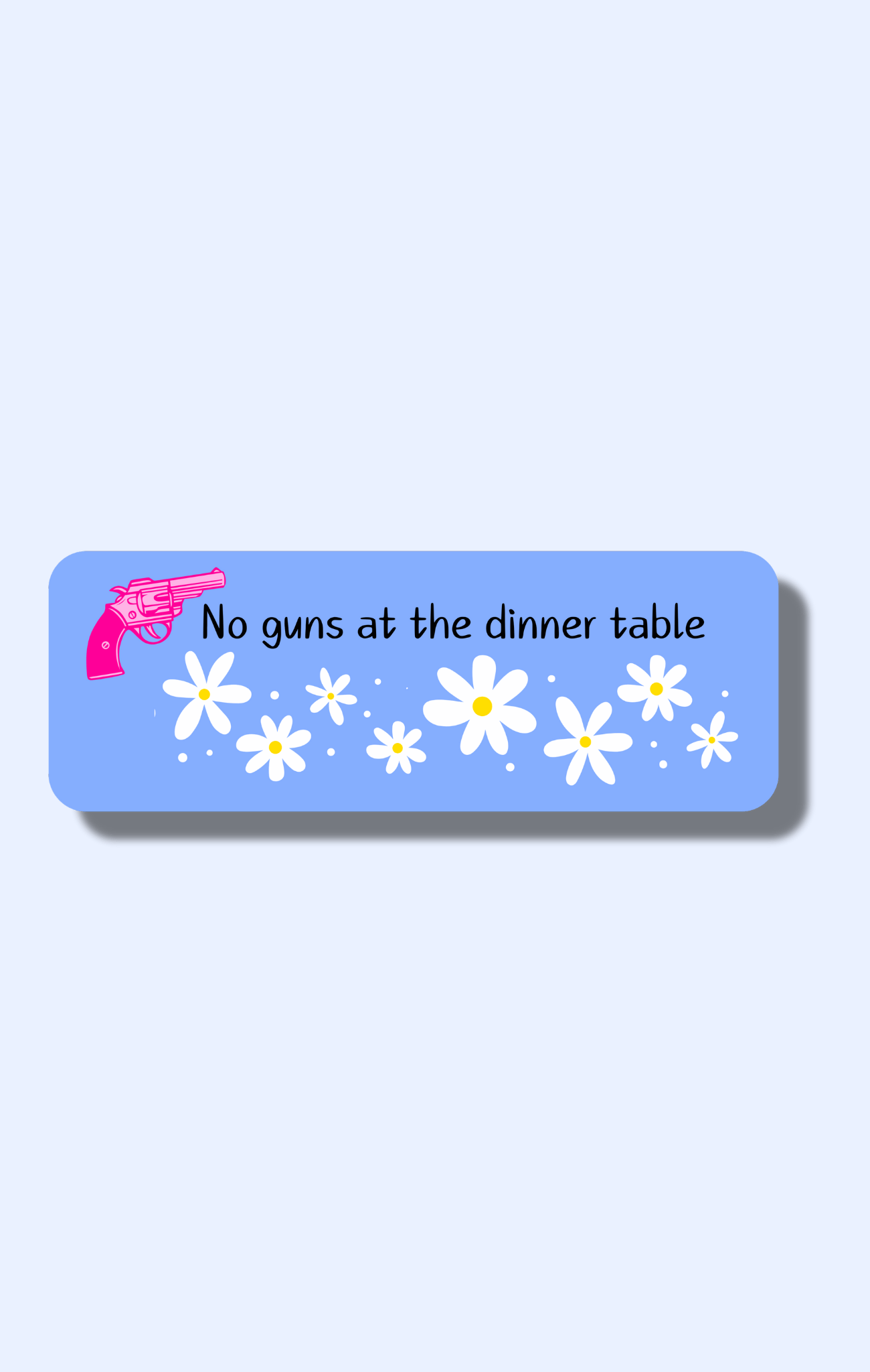 No Guns Daisy Haites Sticker