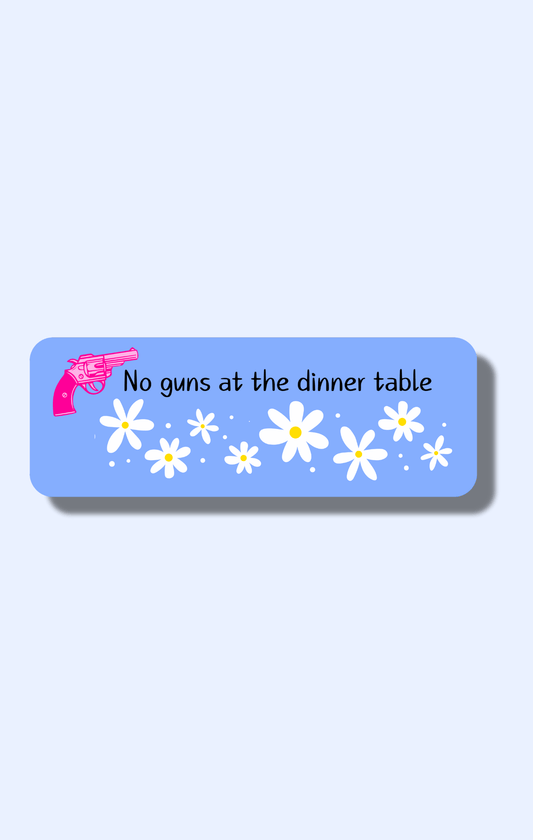 No Guns Daisy Haites Sticker