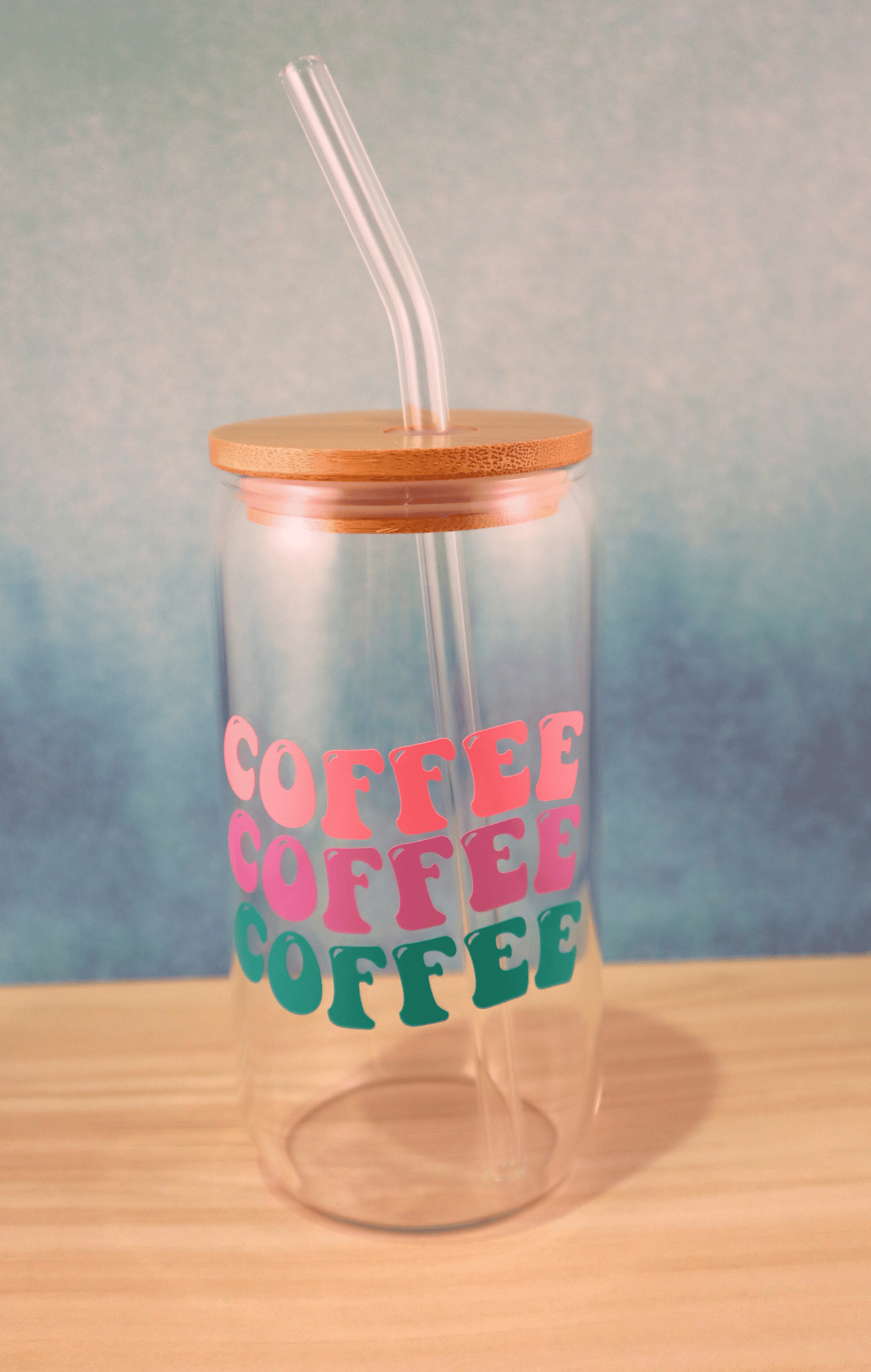 Glass Tumbler Coffee x 3