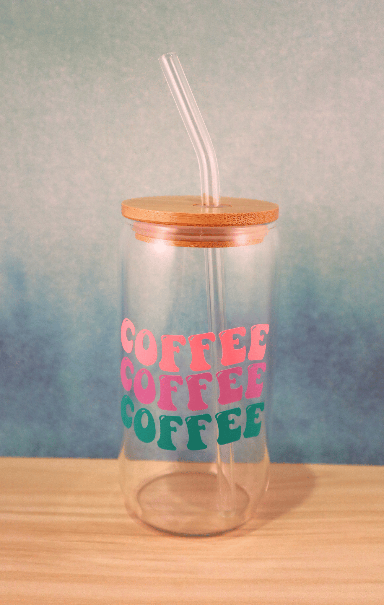 Glass Tumbler Coffee x 3