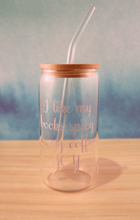 Glass Tumbler </br> Spicy & Icy