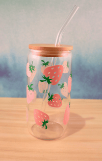 Glass Tumbler </br> Strawberry