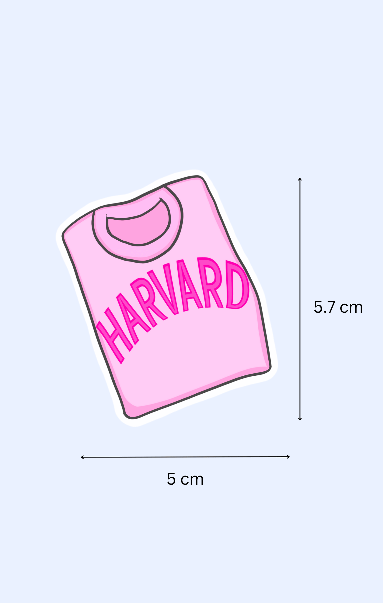 Harvard Sweatshirt Sticker