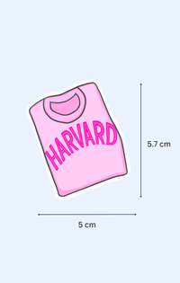 Harvard Sweatshirt Sticker