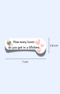 How Many Loves Sticker