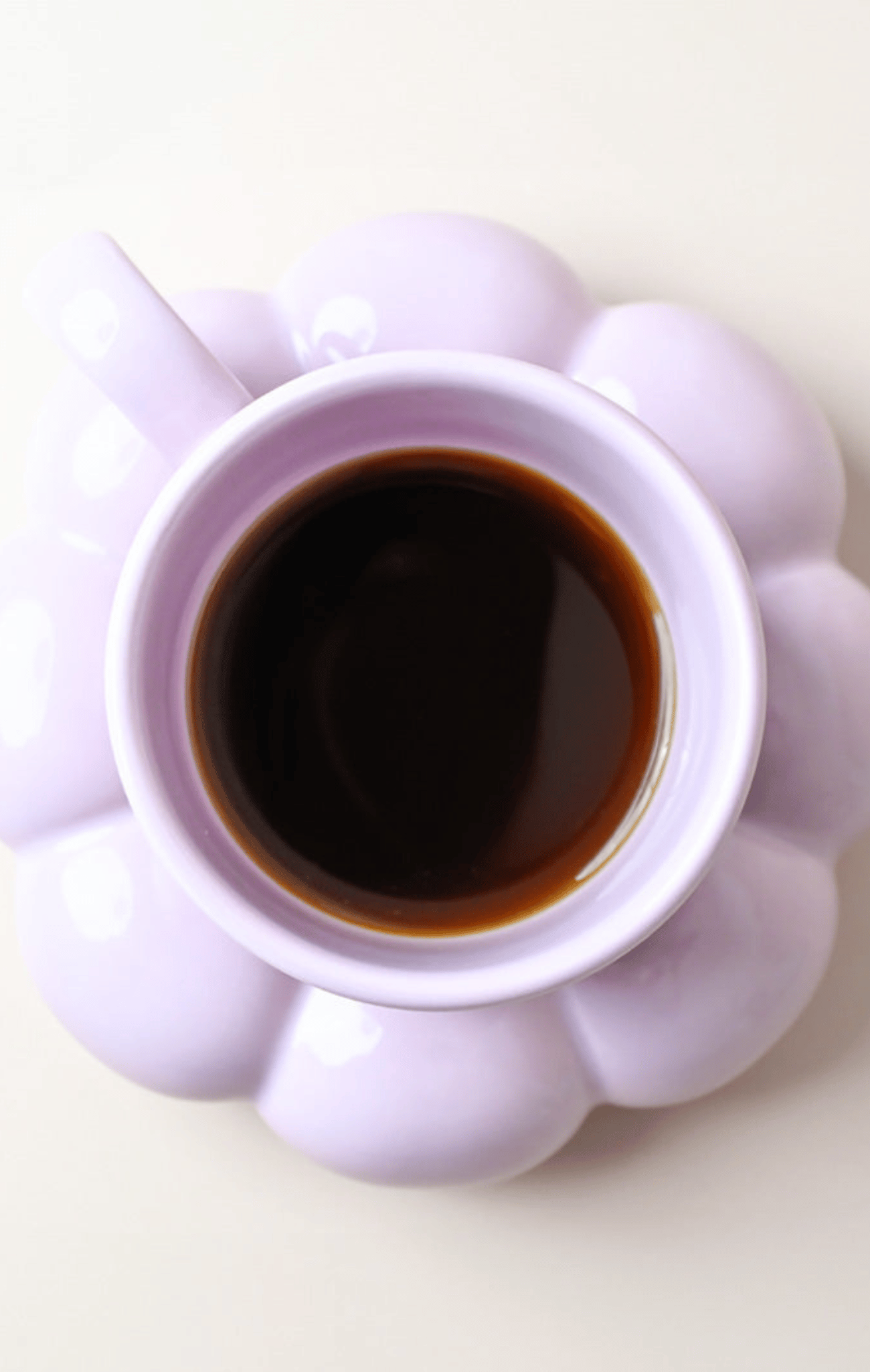 Lottie Mug & Saucer Set Purple