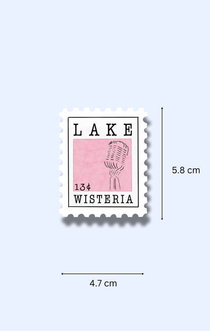 Lake Wisteria Stamp Sticker