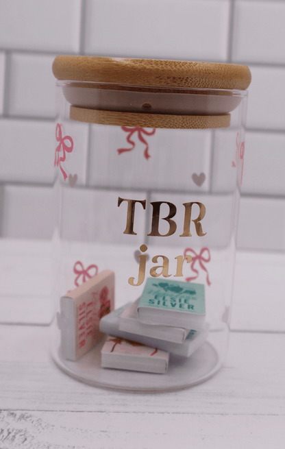 Mini Jar - Pink Bows