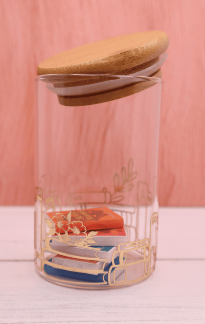 Mini Jar - Gold Foil Book Wrap