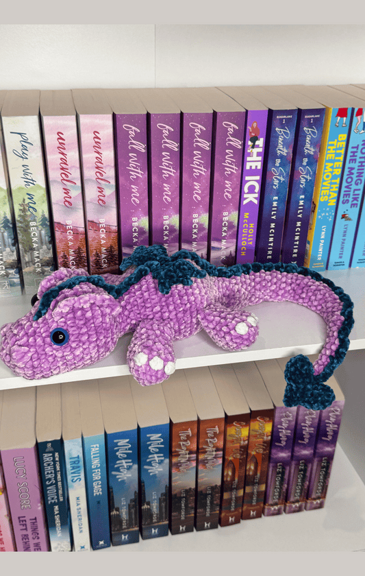 Large Purple Dragon Shelf Buddy