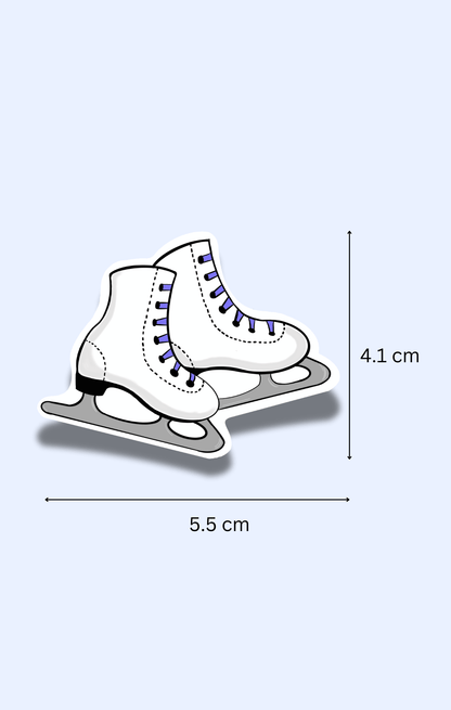 Ice Skates Sticker