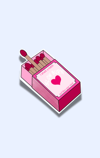 Slow Burn Sticker