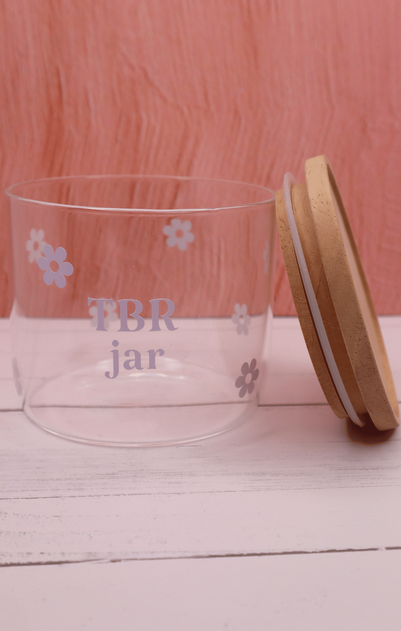 TBR Jar - White Flowers