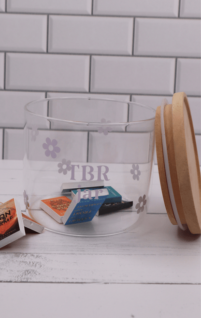 TBR Jar - White Flowers