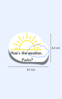 How's the Weather Sticker